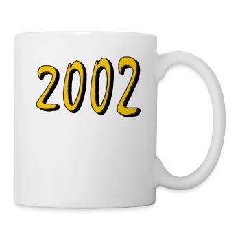 BIRTHDAY YEAR 2002 - Mug - white - Right