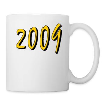 BIRTHDAY YEAR 2009 - Mug - white - Right