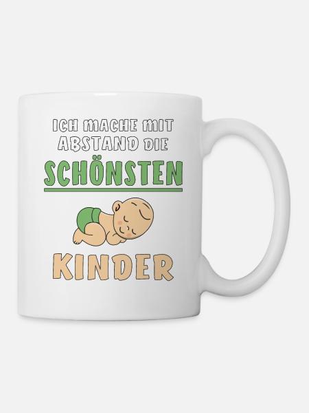 MACHE DIE SCHÖNSTEN KINDER - Tasse - Weiß