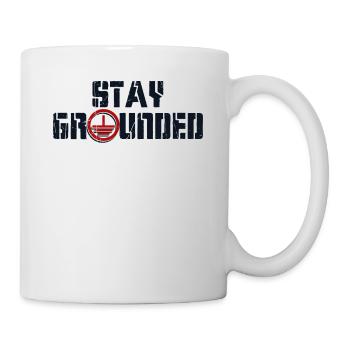 Stay Grounded Electrician Electronics Technician - Mug - white - Right