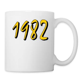 BIRTHDAY YEAR 1982 - Mug - white - Right