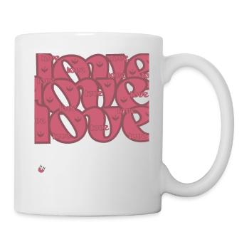 LOVE - *superlative ambition apparell* / LOA wear - Tasse - Weiß - Rechts