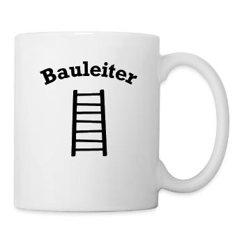 Bauleiter Outfit Handwerker - Tasse - Weiß - Rechts