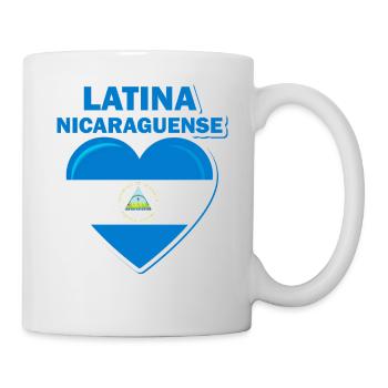 Drapeau du Nicaragua Racines Pride Pinolero - Mug blanc - blanc - Droite