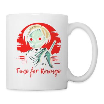 Anime Manga Cartoon: Samurai - Zeit für Rache - Tasse - Weiß - Rechts