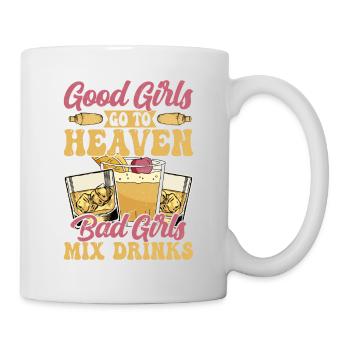 Bad Girls Mix Drinks Barman Barmaid - Mug blanc - blanc - Droite