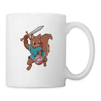 RPG Character - Fighter - Squirrel - Mug - white - Right