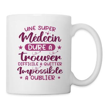 A Super Doctor - Mother's Day - Mug - white - Right