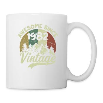 Vintage 1982 Birthday Gift 1982 - Mug - white - Right