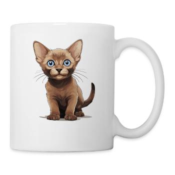 Burmese Cat Burma Katze - Mug - white - Right