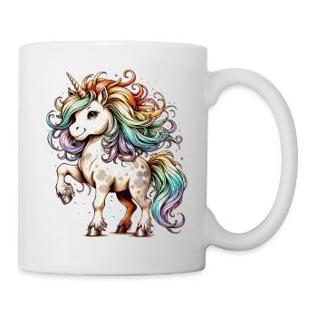 Das tollste Einhorn der Welt | Regenbogen-Einhorn - Tasse - Weiß - Rechts