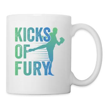 Kickboxer Martial Arts Kickboxing Kickboxen - Tasse - Weiß - Rechts
