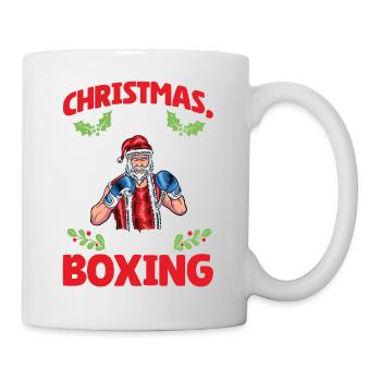 Christmas Love Boxing Boxer Weihnachtsgeschenk - Tasse - Weiß - Rechts
