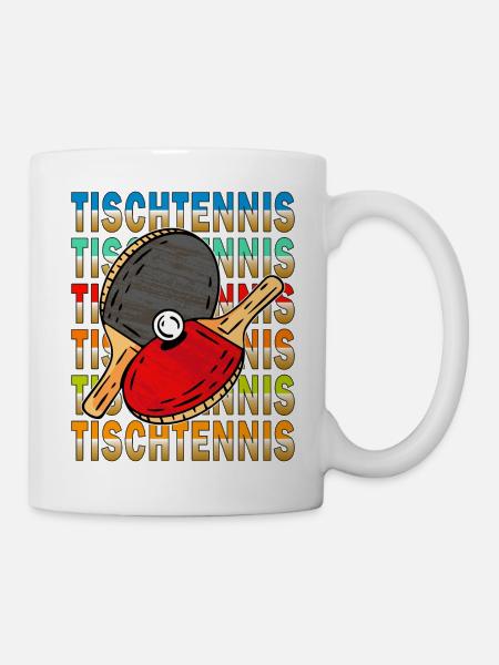 TISCHTENNIS - Tasse - Weiß