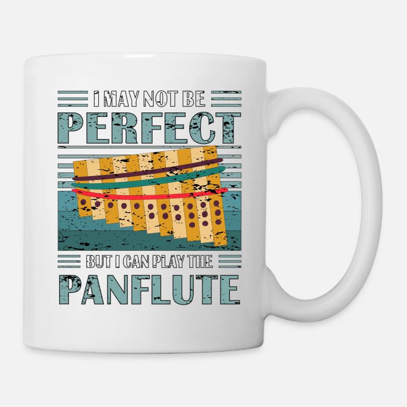 PANFLÖTE MAIS JE PEUX SOUFFLER LA FLÛTE DE PAN - Mug blanc - blanc