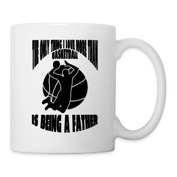 Basketball Basketballspieler Basketballteam - Tasse - Weiß - Rechts