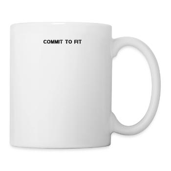 Fitness - Commit to fit - Mug - white - Right
