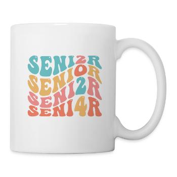 Senior 24 Graduation Class of 2024 Groovy Senior 2 - Mug - white - Right