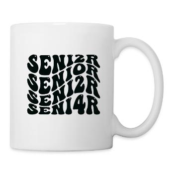 Senior 24 Graduation Class of 2024 Groovy Senior 2 - Mug - white - Right