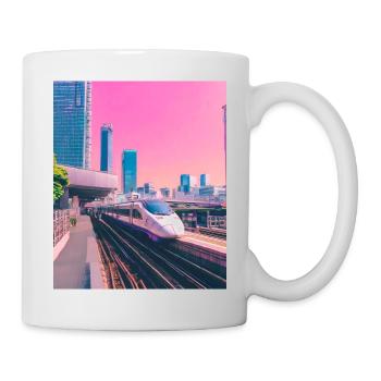 Zug Tokio - Tasse - Weiß - Rechts