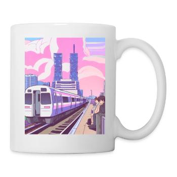 Japan Train Station - Mug - white - Right