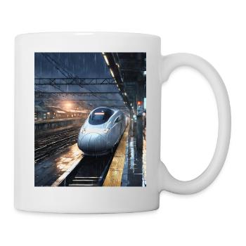 Zug Japan - Tasse - Weiß - Rechts