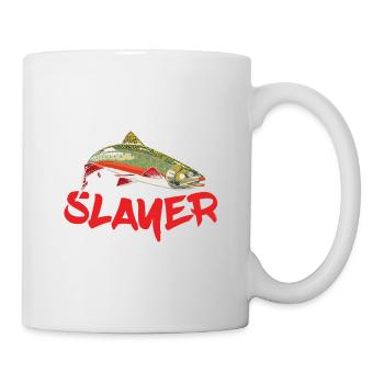 Trout killer for all fishing fans - Mug - white - Right