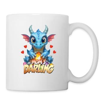 Mommy's Favorite Little Dragon Gift - Mug - white - Right