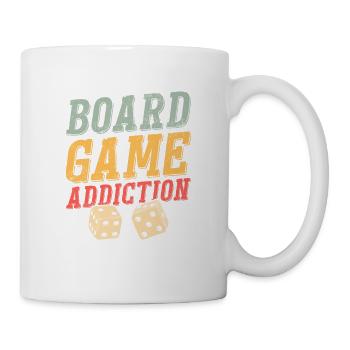 Board Game Addict Tabletop Player Nerd Gamer - Mug - white - Right