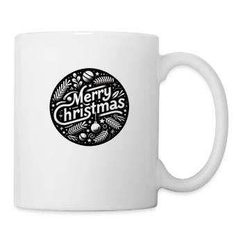 Frohe Weihnachten Design Lustiges Geschenk für Weihnachtsliebhaber - Tasse - Weiß - Rechts