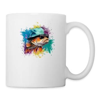 Angler Kayak Fishing Boat Accessories Fly Fishing - Mug - white - Right