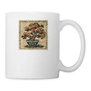 Bonsaï arbre bonsaï plantes bonsaï bol Vintage - Mug blanc - blanc - Droite