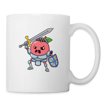 Rollenspiel-Charakter - Paladin - Pfirsich - Tasse - Weiß - Rechts