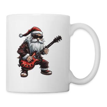 Père Noël Guitare Père Noël - Mug blanc - blanc - Droite