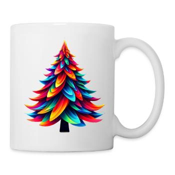 Colorful Origami Christmas Tree - Mug - white - Right