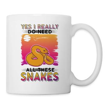 Propriétaires de serpents Amoureux des serpents - Mug blanc - blanc - Droite