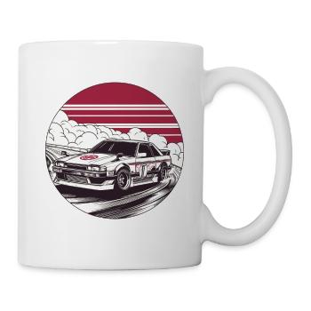 Japanese style car, JDM - Mug - white - Right
