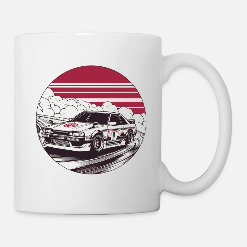 Voiture de style japonais, JDM - Mug blanc - blanc