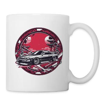 Japanese style car, JDM - Mug - white - Right
