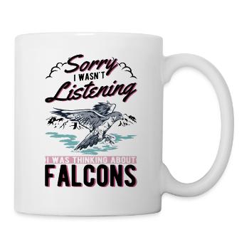 Falcon Falconer Kestrel Falconry Falconry Falconer - Mug - white - Right