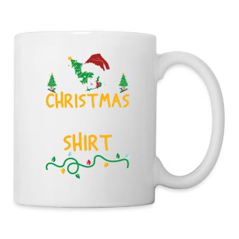 Pyjama Shirt - Tasse - Weiß - Rechts