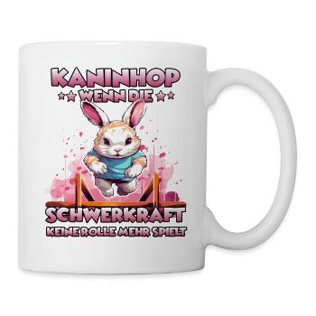 Springendes Häschen Die Kaninhop Marke Kaninhop - Tasse - Weiß - Rechts