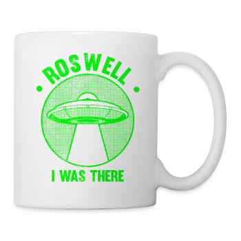 Alien, UFO, UAP, Space, Weltraum Flugobjekt - Tasse - Weiß - Rechts