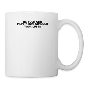 Fitness - Be your own inspiration, conquer your - Mug - white - Right