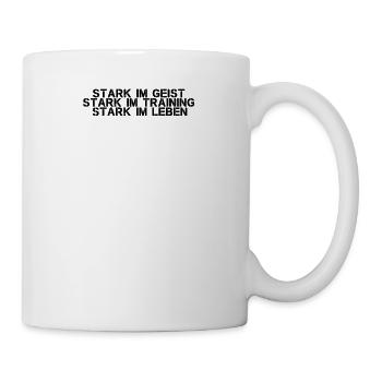 Fitness - Fort dans l’, fort dans l’entraînement, - Mug blanc - blanc - Droite