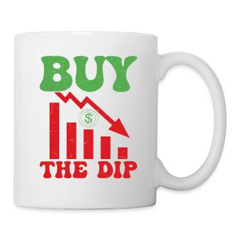 Buy The Dip Trader Investor Stock Market Trading - Mug - white - Right