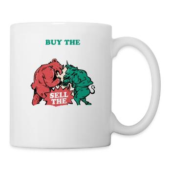 Buy The Fear Sell The Greed Trader Stock Market Tr - Mug - white - Right