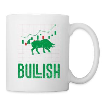 Feelin' Bullish Trader Investor Stock Market Tradi - Mug - white - Right
