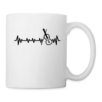 Violoniste-Musicien Violon Instruments de musique - Mug blanc - blanc - Droite