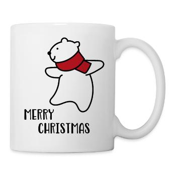 Lustige Weihnachten - Tasse - Weiß - Rechts